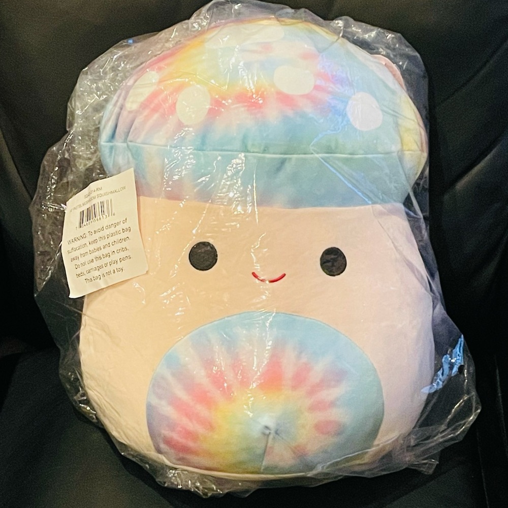 Kervena the Tie Dye Mushroom Squishmallow 14”